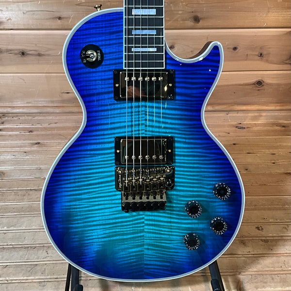 Gibson Custom Les Paul Axcess Custom Figured Electric Guitar - Translucent Blue