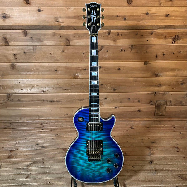 Gibson Custom Les Paul Axcess Custom Figured Electric Guitar - Translucent Blue