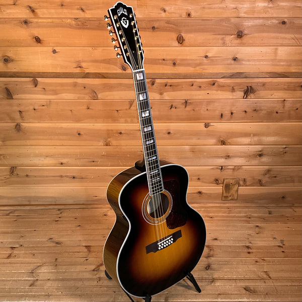 Guild F-512E Maple Acoustic Guitar - Antique Burst