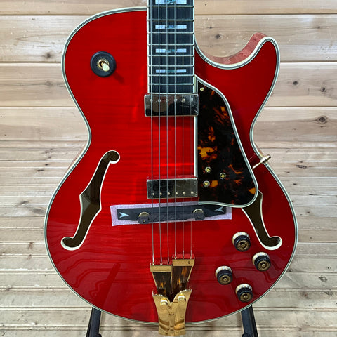 Ibanez GB10SEFM George Benson Signature 6-String Electric Guitar - Sapphire Red