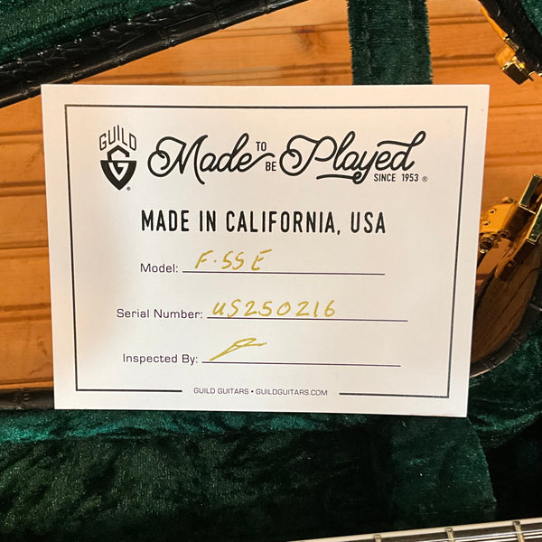 Guild F-55E Acoustic Guitar - Antique Burst