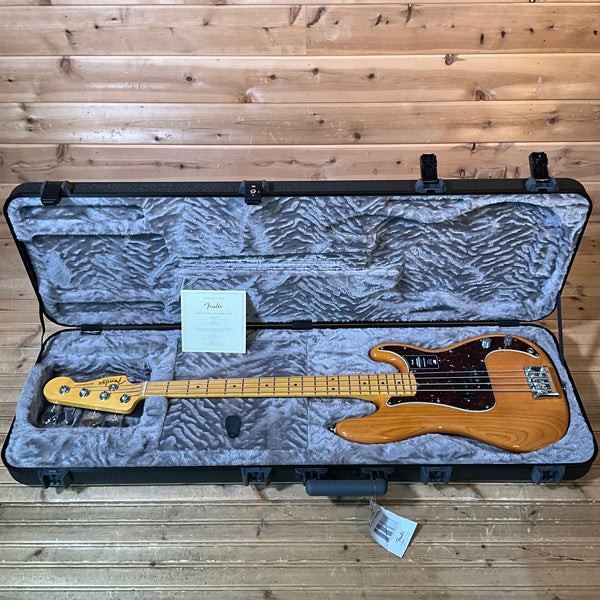 Fender American Professional Precision Electric Bass Guitar - Natural