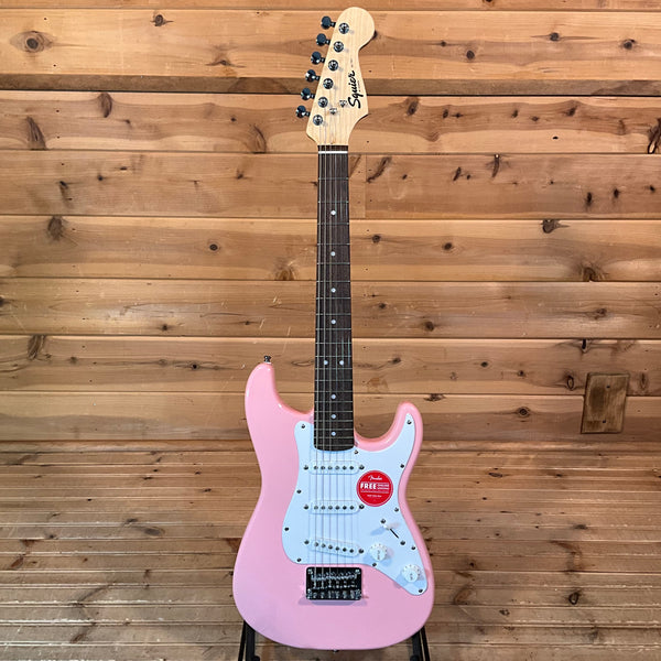 Squier Mini Stratocaster Electric Guitar - Shell Pink