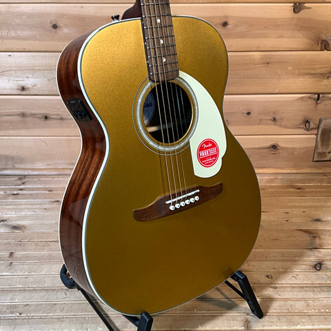 Fender California Deluxe Monterey E Acoustic Guitar - Aztec Gold