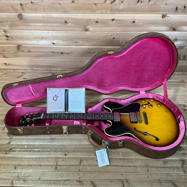 Gibson Custom 1958 ES-335 Reissue Murphy Lab Heavy Aged Electric Guitar - Tobacco Burst