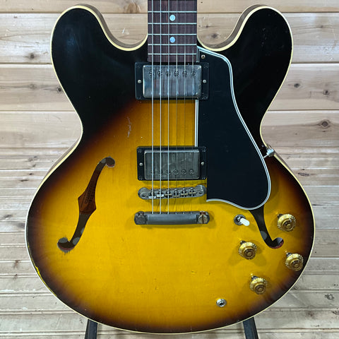 Gibson Custom 1958 ES-335 Reissue Murphy Lab Heavy Aged Electric Guitar - Tobacco Burst