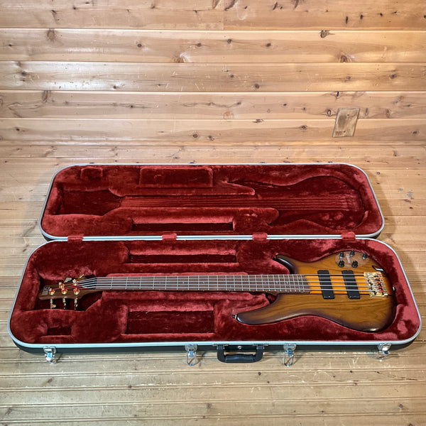 Ibanez SR755 5-String Electric Bass Guitar USED- Natural