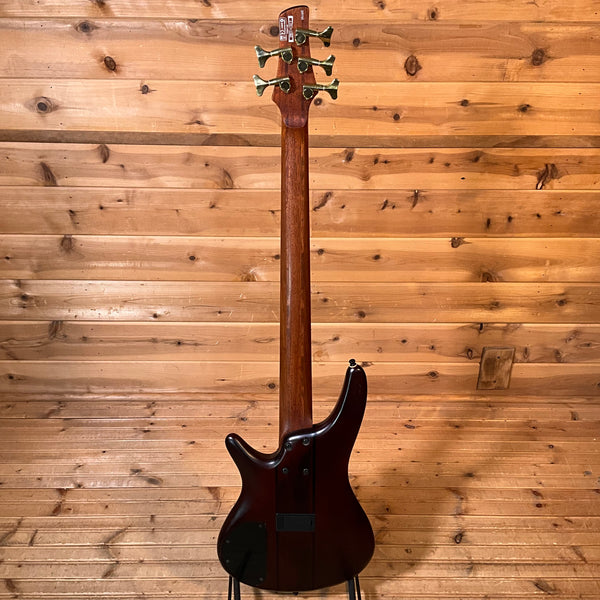 Ibanez SR755 5-String Electric Bass Guitar USED- Natural