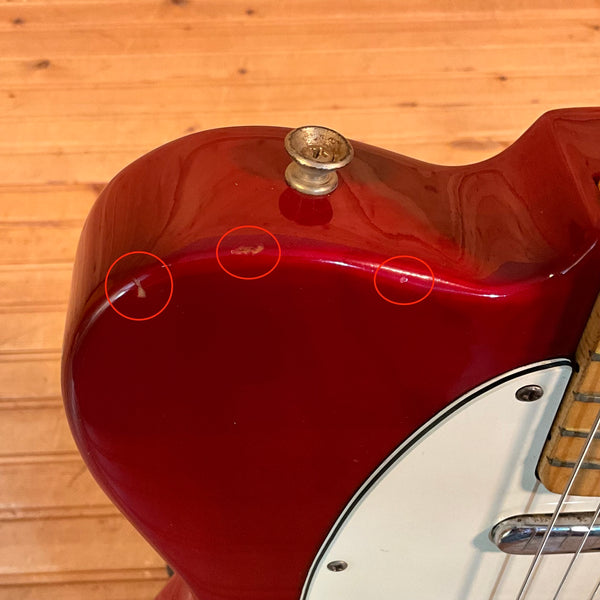 Fender 1980-1981 Standard Telecaster Electric Guitar USED - Red