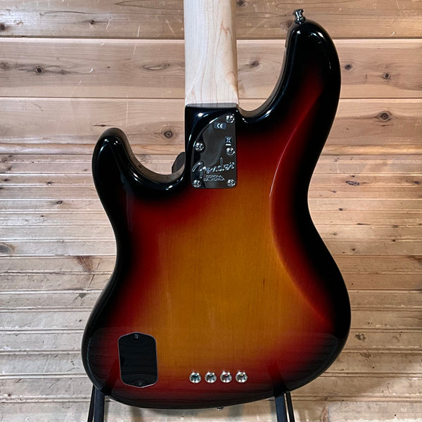 Fender American Deluxe Jazz Electric Bass Guitar USED - 3-Color Sunburst
