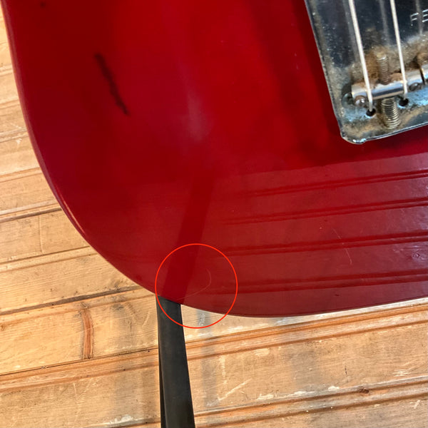 Fender 1980-1981 Standard Telecaster Electric Guitar USED - Red