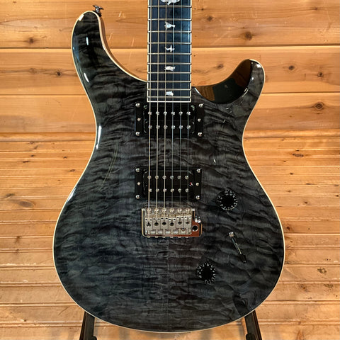 PRS 2021 SE Custom 24 Quilt Electric Guitar USED - Gray Black