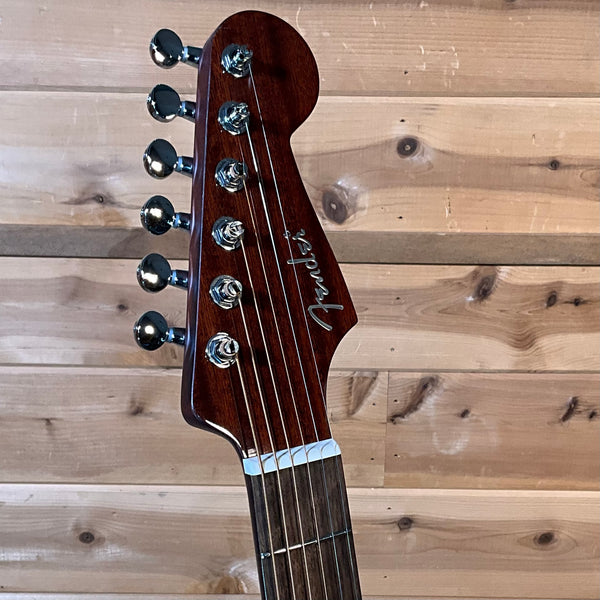 Fender California Deluxe Redondo Jr. E Acoustic Guitar - Natural