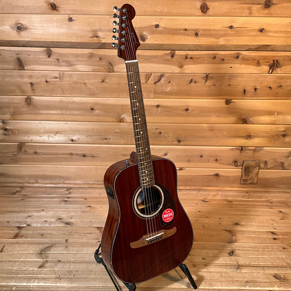 Fender California Deluxe Redondo Jr. E Acoustic Guitar - Natural