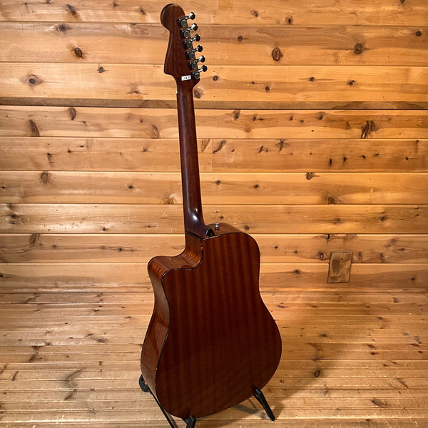 Fender California Deluxe Redondo CE Acoustic Guitar - Honey Sunburst