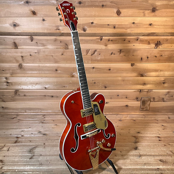 Gretsch Nashville Hollow Body with String-Thru Electric Guitar - Orange Stain