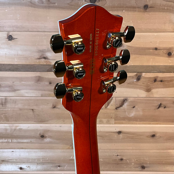 Gretsch Nashville Hollow Body with String-Thru Electric Guitar - Orange Stain