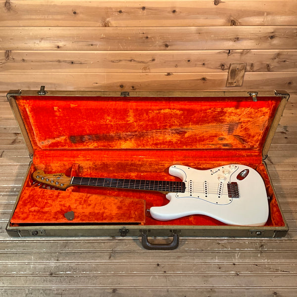 Fender 1963 Stratocaster Electric Guitar USED - Olympic White
