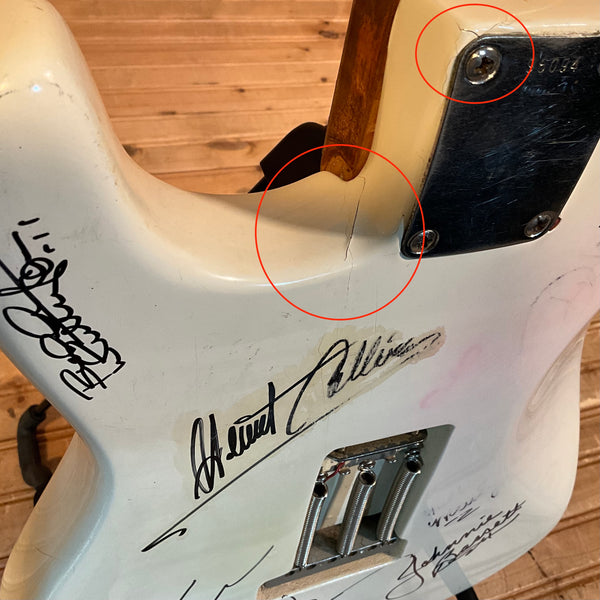 Fender 1963 Stratocaster Electric Guitar USED - Olympic White