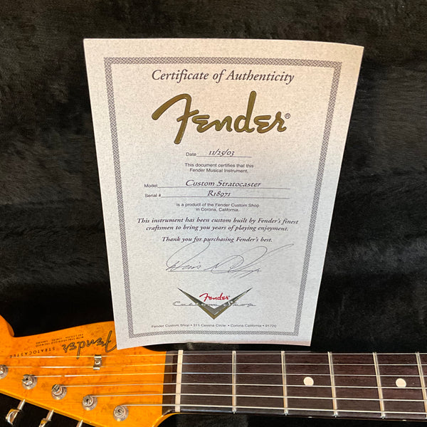 Fender Custom Shop 2003 Masterbuilt Dennis Galuszka Stratocaster Relic Electric Guitar USED - Seafoam Green