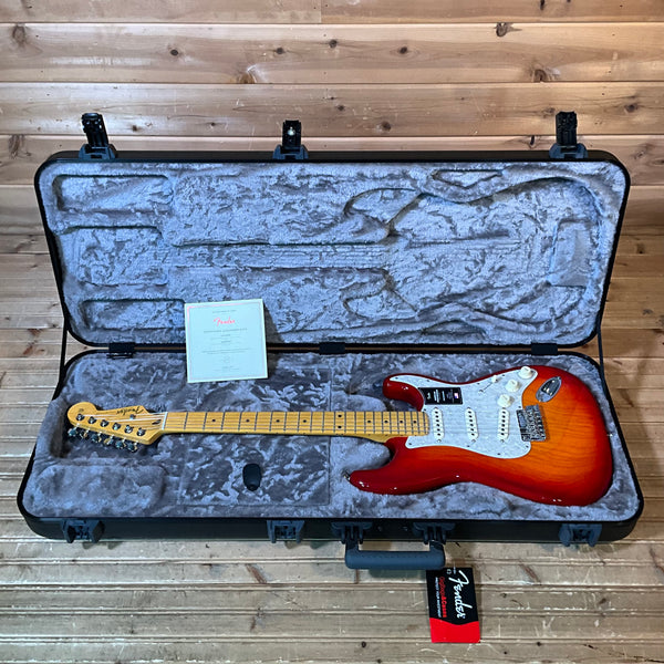 Fender American Professional Stratocaster Electric Guitar - Aged Cherry Burst