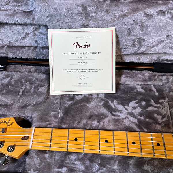 Fender American Professional Stratocaster Electric Guitar - Aged Cherry Burst