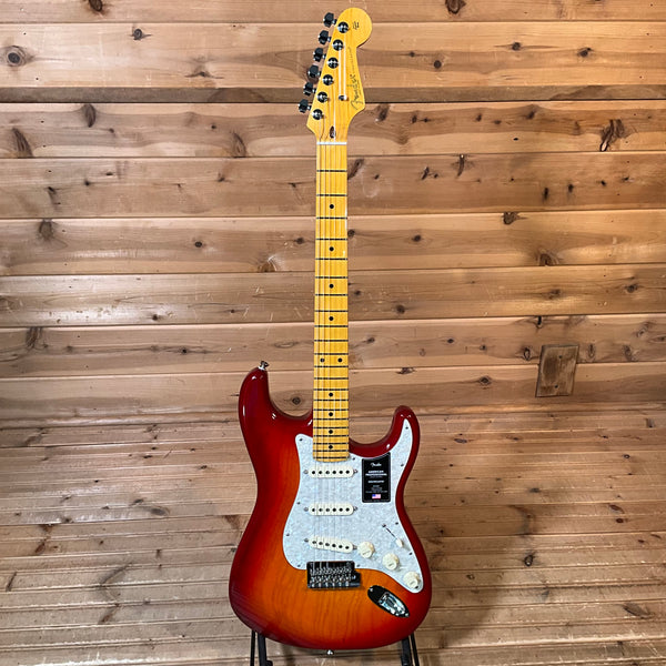 Fender American Professional Stratocaster Electric Guitar - Aged Cherry Burst