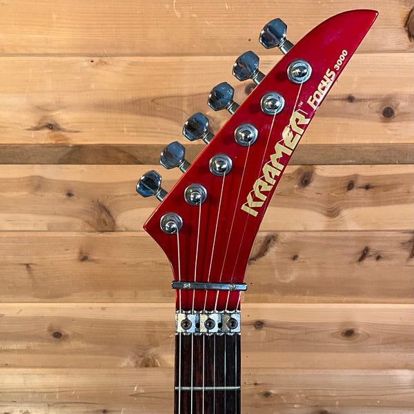 Kramer 1980s Focus 3000 Electric Guitar USED - Candy Apple Red
