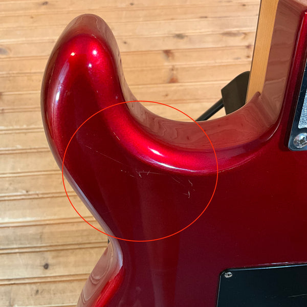 Kramer 1980s Focus 3000 Electric Guitar USED - Candy Apple Red