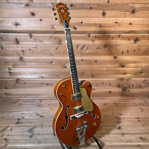 Gretsch G6120T-BSSMK Brian Setzer Signature Nashville Hollow Body 59' Electric Guitar - Smoke Orange