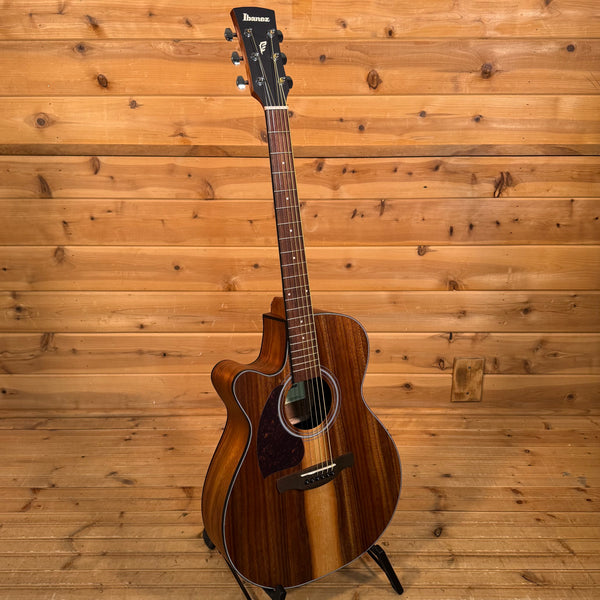 Ibanez PC50WSLCE Left Handed Acoustic Guitar - Open Pore Brown