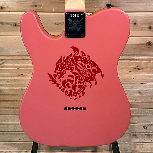 Fender Monster Hunter Rathalos Telecaster Electric Guitar - Rathalos Red