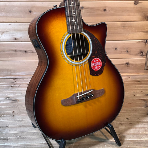 Fender California Deluxe Kingman CE Acoustic Bass Guitar - Honey Sunburst