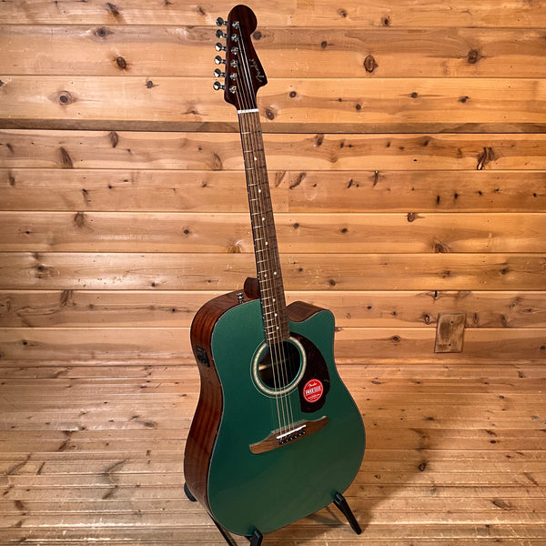 Fender California Deluxe Redondo CE Acoustic Guitar - Sherwood Green