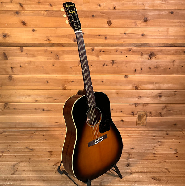 Epiphone 1942 Banner J-45 Reissue Acoustic Guitar - Vintage Sunburst