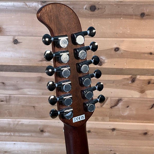 Fender California Deluxe Villager E 12-String Acoustic Guitar - Black