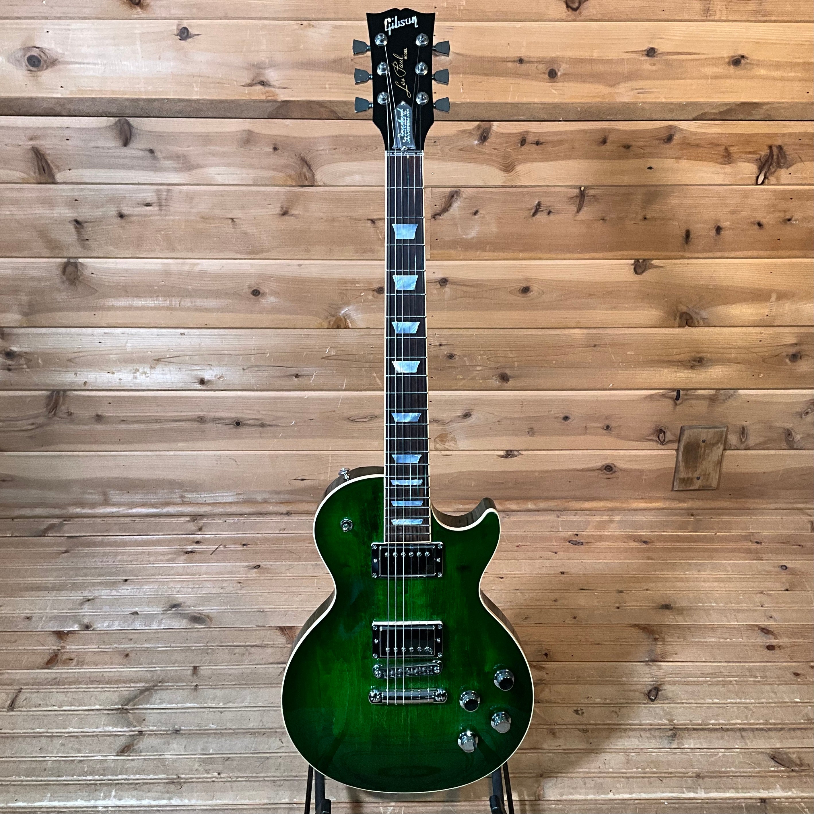 Gibson 2017 Les Paul HP Electric Guitar USED - Green Ocean Burst ...