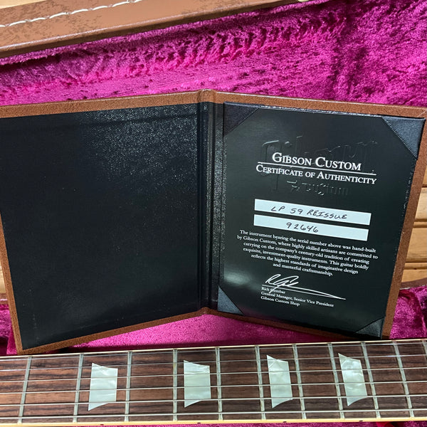Gibson Custom Les Paul 59 Reissue Beauty of the Burst USED - Page 59 Burst