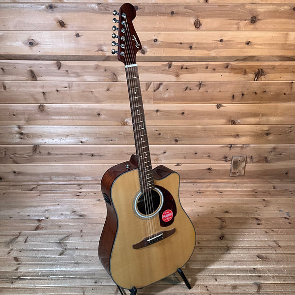 Fender California Deluxe Redondo CE Acoustic Guitar - Natural