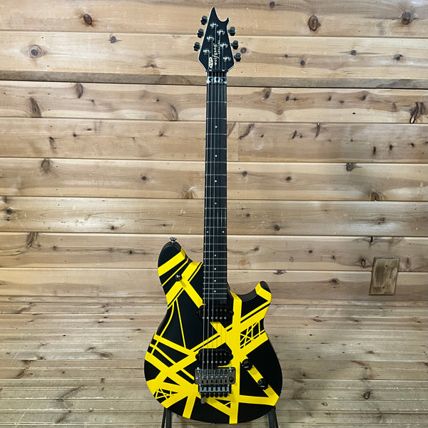 EVH Wolfgang Special Striped Electric Guitar - Black and Yellow
