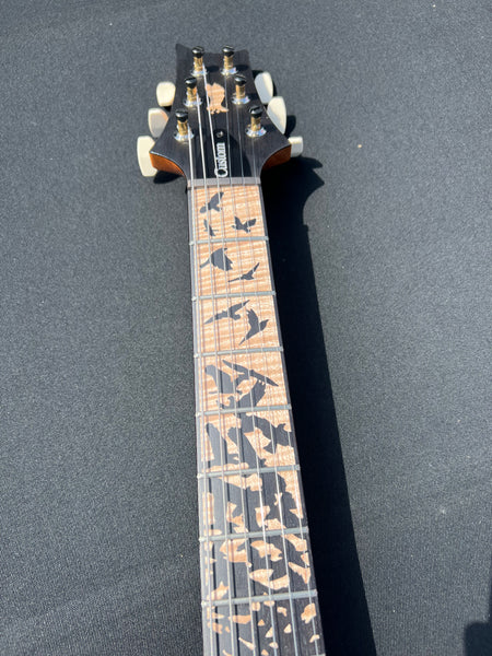 PRS Custom 24 "Birds of a Feather" Limited Edition Electric Guitar - Charcoal Microburst