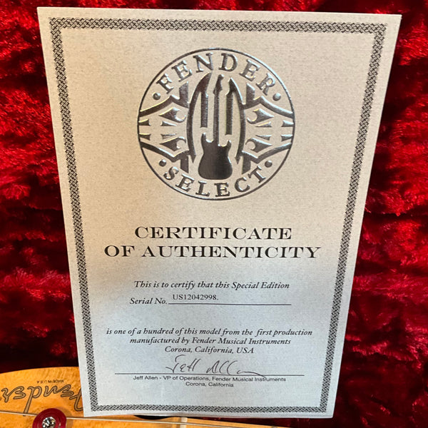 Fender 2012 Select Precision Electric Bass Guitar USED - 2-Color Sunburst