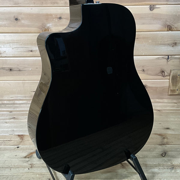 Fender CD-60SCE Dreadnought Acoustic Guitar - Black