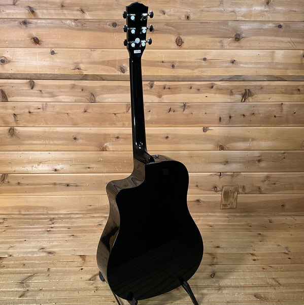 Fender CD-60SCE Dreadnought Acoustic Guitar - Black