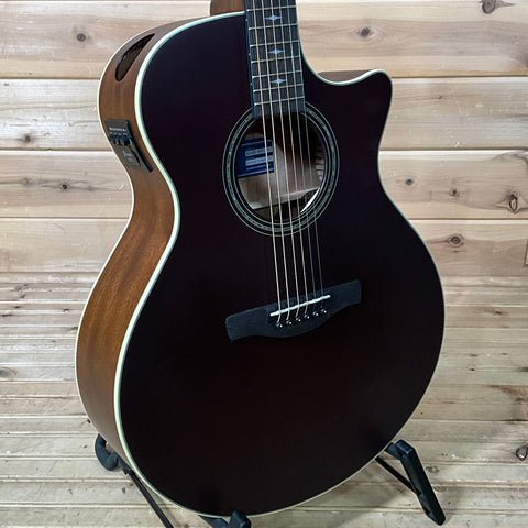 Ibanez AE100 Acoustic Guitar - Burgundy Flat