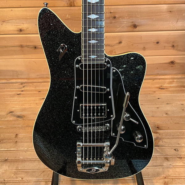 Duesenberg Paloma Baritone Electric Guitar - Black Sparkle