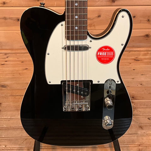 Squier Classic Vibe Baritone Custom Telecaster Electric Guitar - Black