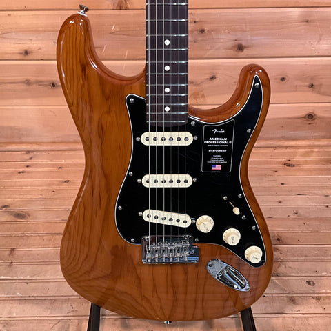 Fender American Professional II Stratocaster Electric Guitar - Roasted Pine