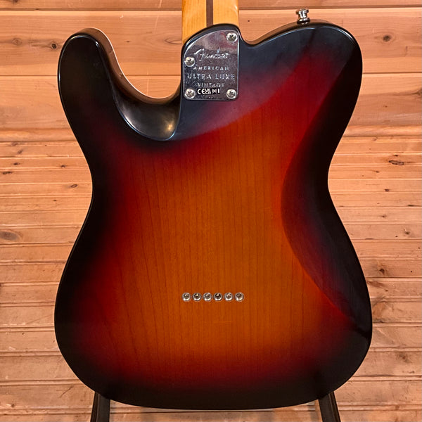 Fender American Ultra Luxe Vintage 60's Telecaster Custom Electric Guitar - 3-Color Sunburst