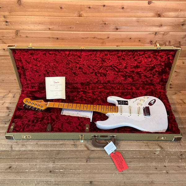 Fender American Ultra Luxe Vintage 50's Stratocaster Electric Guitar - White Blonde
